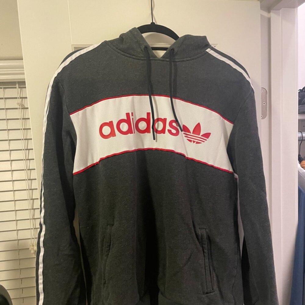Grey Adidas Hoodie